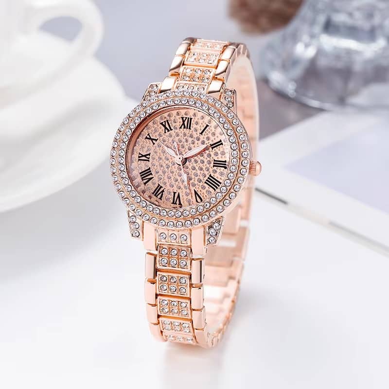 Renaissance Traders Rose Gold Metal Analog Womens Watch