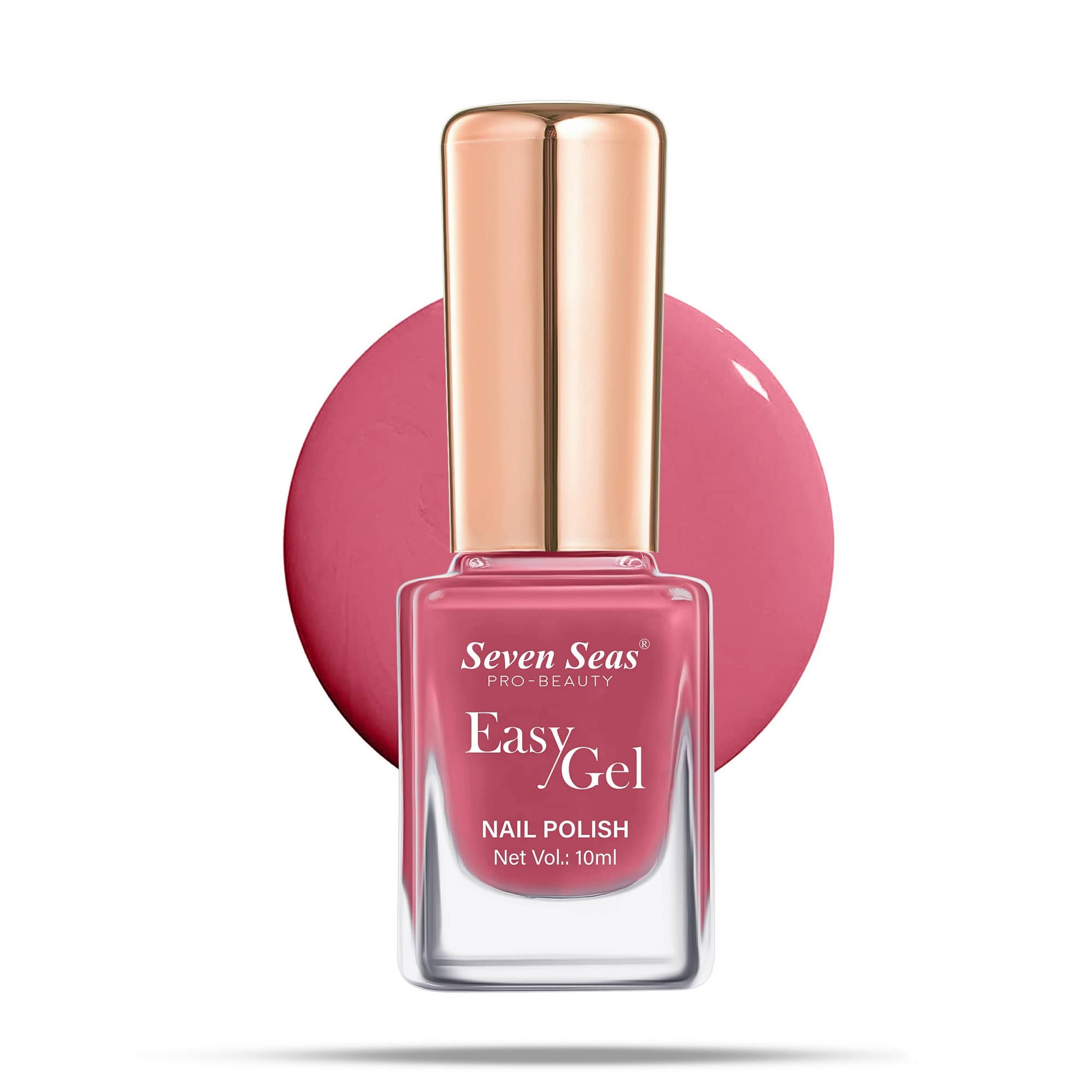 Seven Seas Easy Gel Nail Polish | Long Lasting | Glossy Finish | Chip Resistant Nail Polish - 204