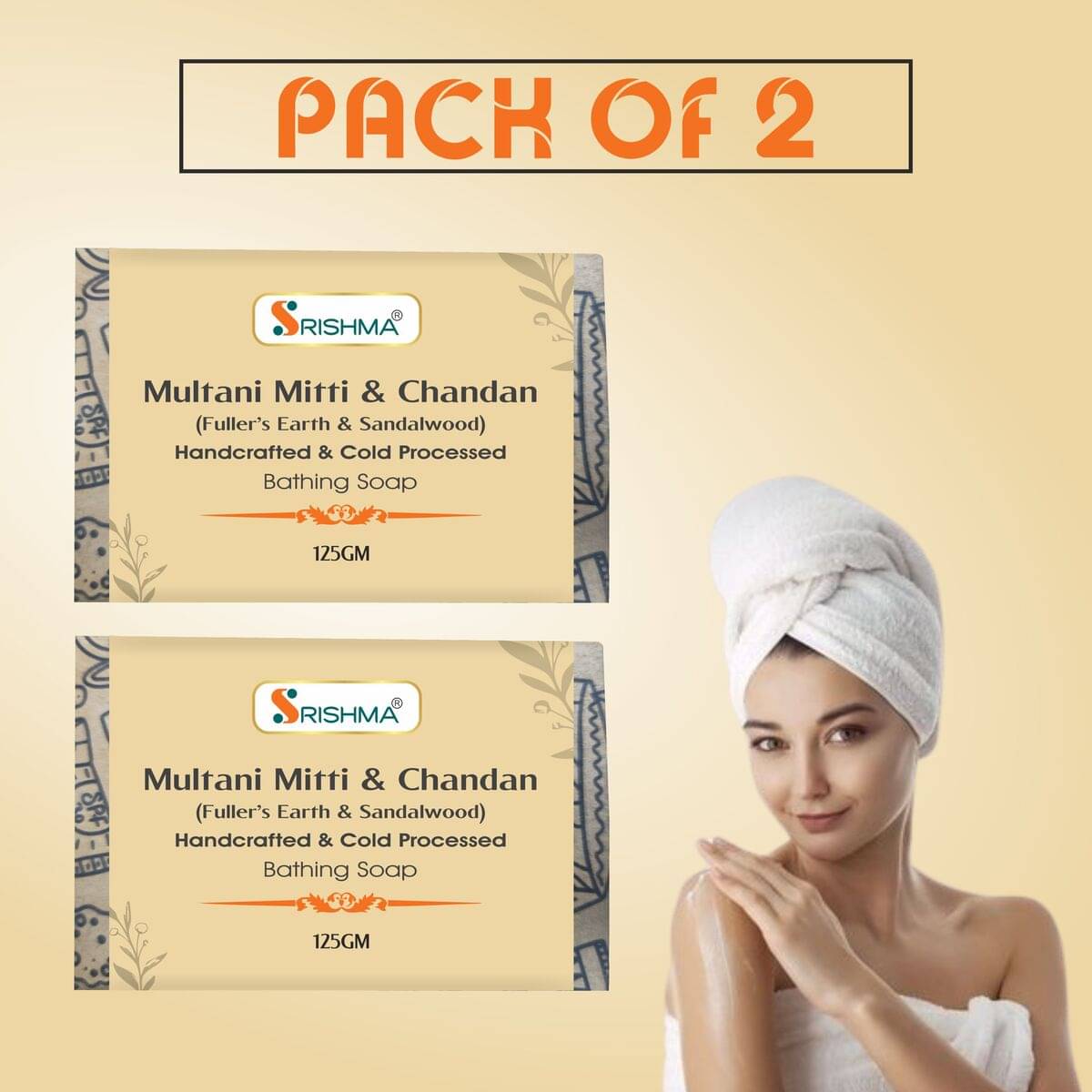     			Srishma Beauty Soap for Combination Skin ( Pack of 2 )