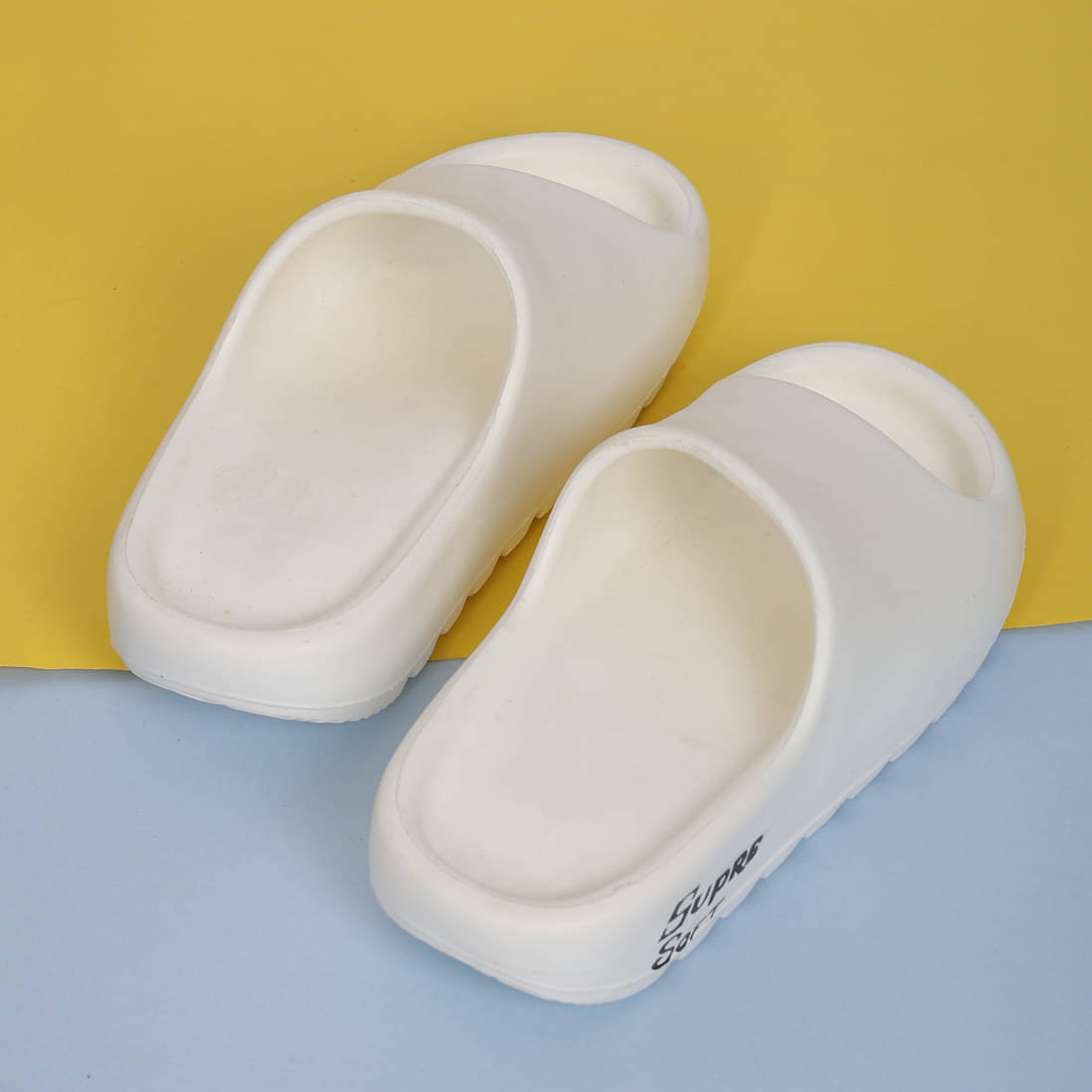     			Style Height White Men's Slide Flip Flop