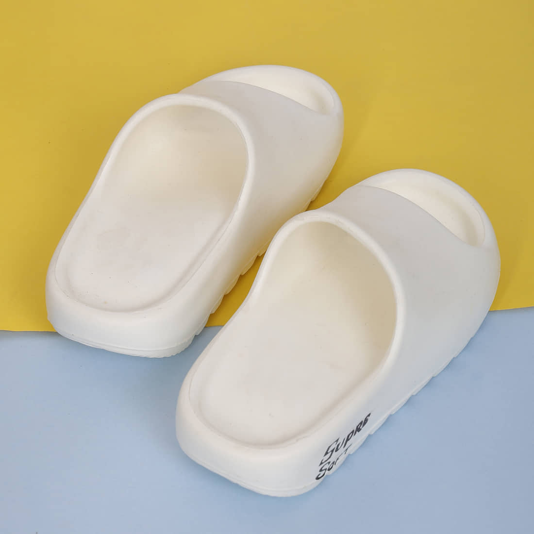 Style Height White Men's Slide Flip Flop