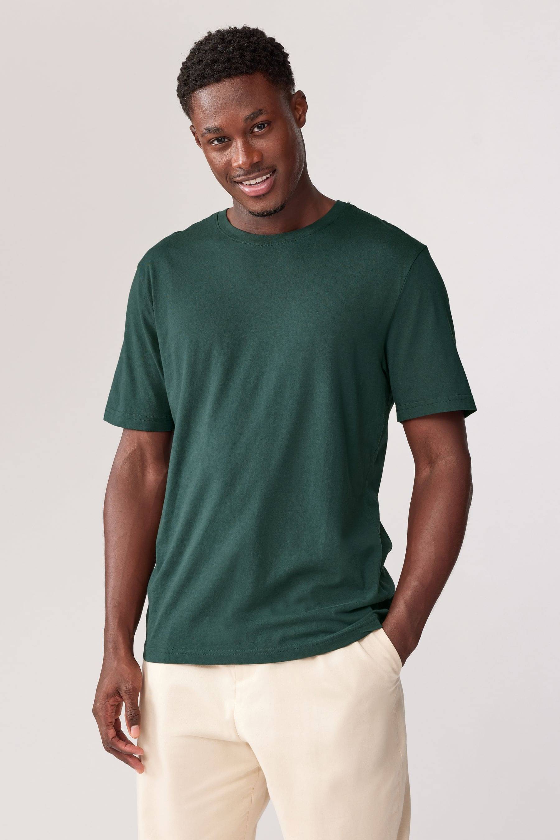 Urban Legends Pack of 1 Cotton Regular Fit Men's T-Shirt ( Dark Green ) Urban Legends Pack of 1 Cotton Regular Fit Men's T-Shirt ( Dark Green )