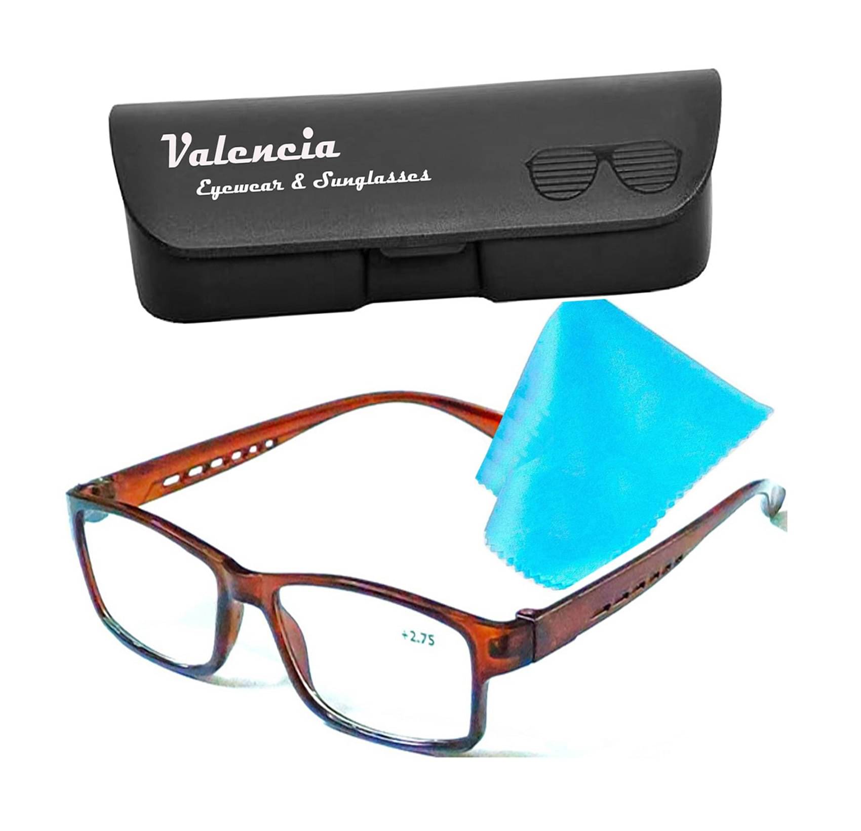     			Valencia Rectangle Full Rim Reading Glasses