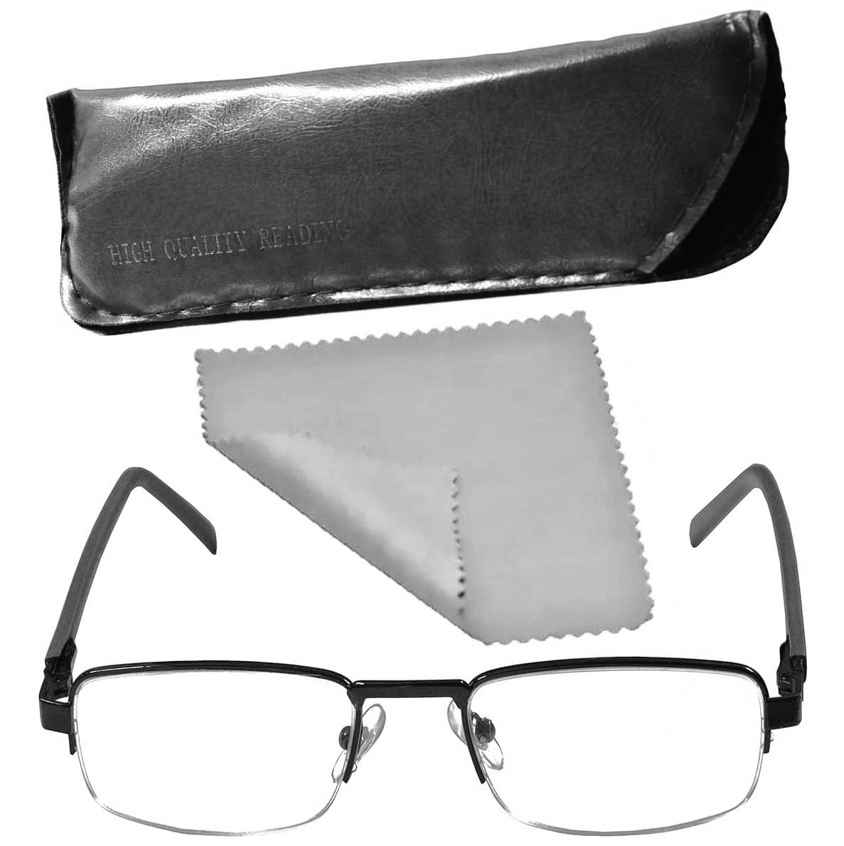     			Valencia Rectangle Half Rim Reading Glasses