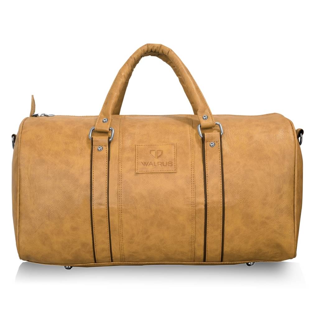     			Walrus 22 Ltrs Tan Artificial Leather Duffle Bag