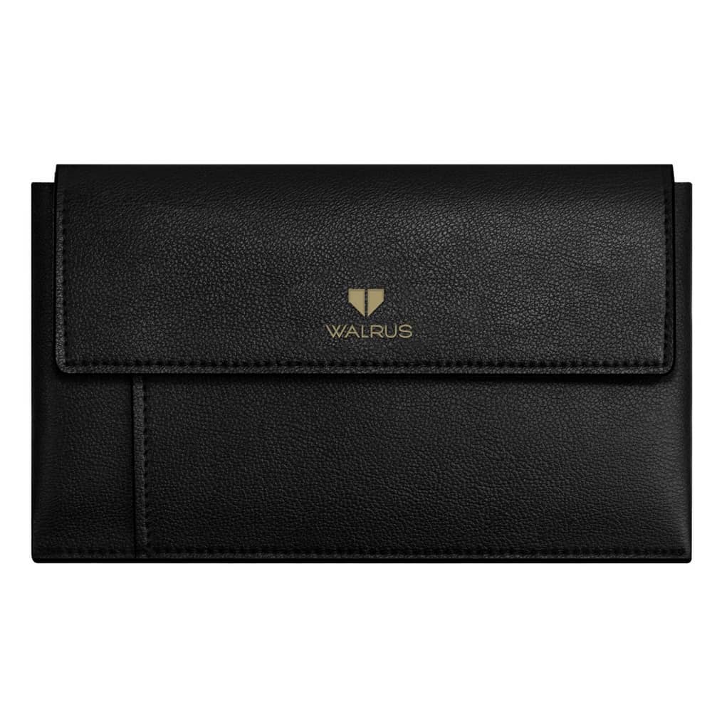 Walrus Black Faux Leather Purse - Handbags | Buy online on ZillyBuy