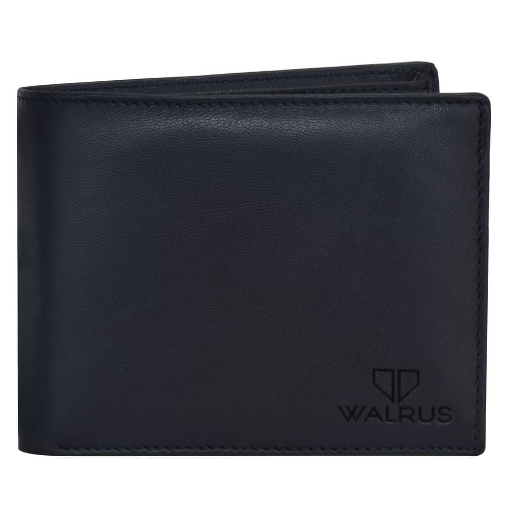     			Walrus Blue Faux Leather Men's Regular Wallet ( Pack of 1 )