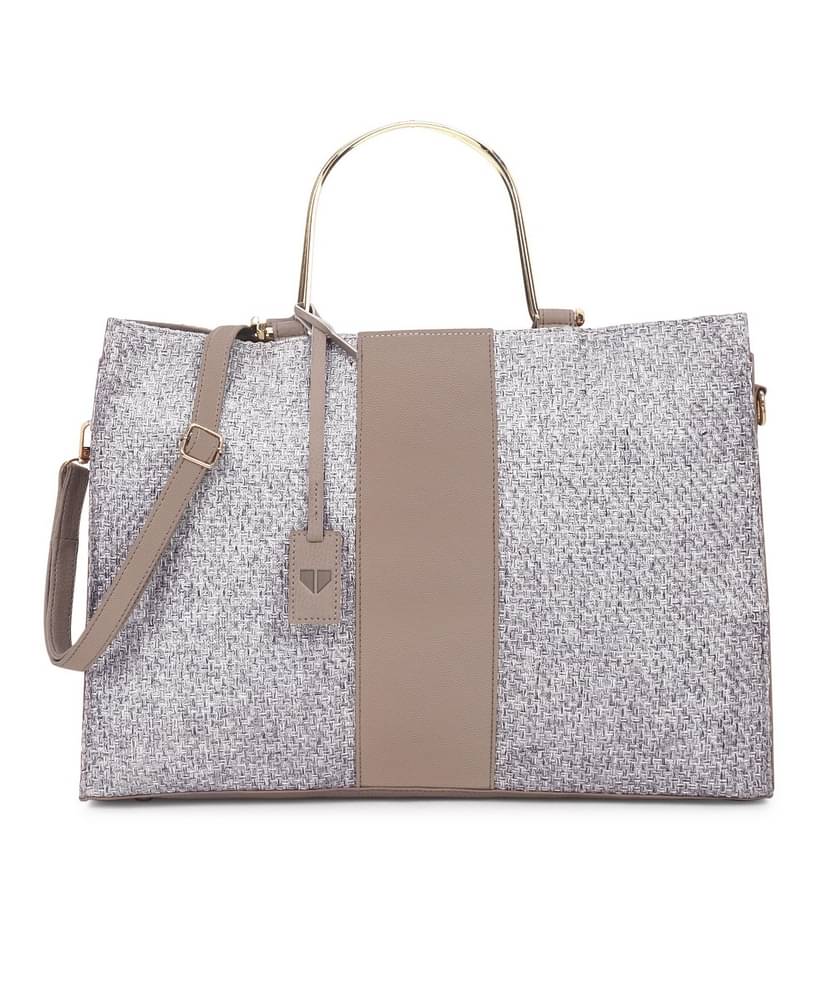     			Walrus Brown Faux Leather Tote Bag