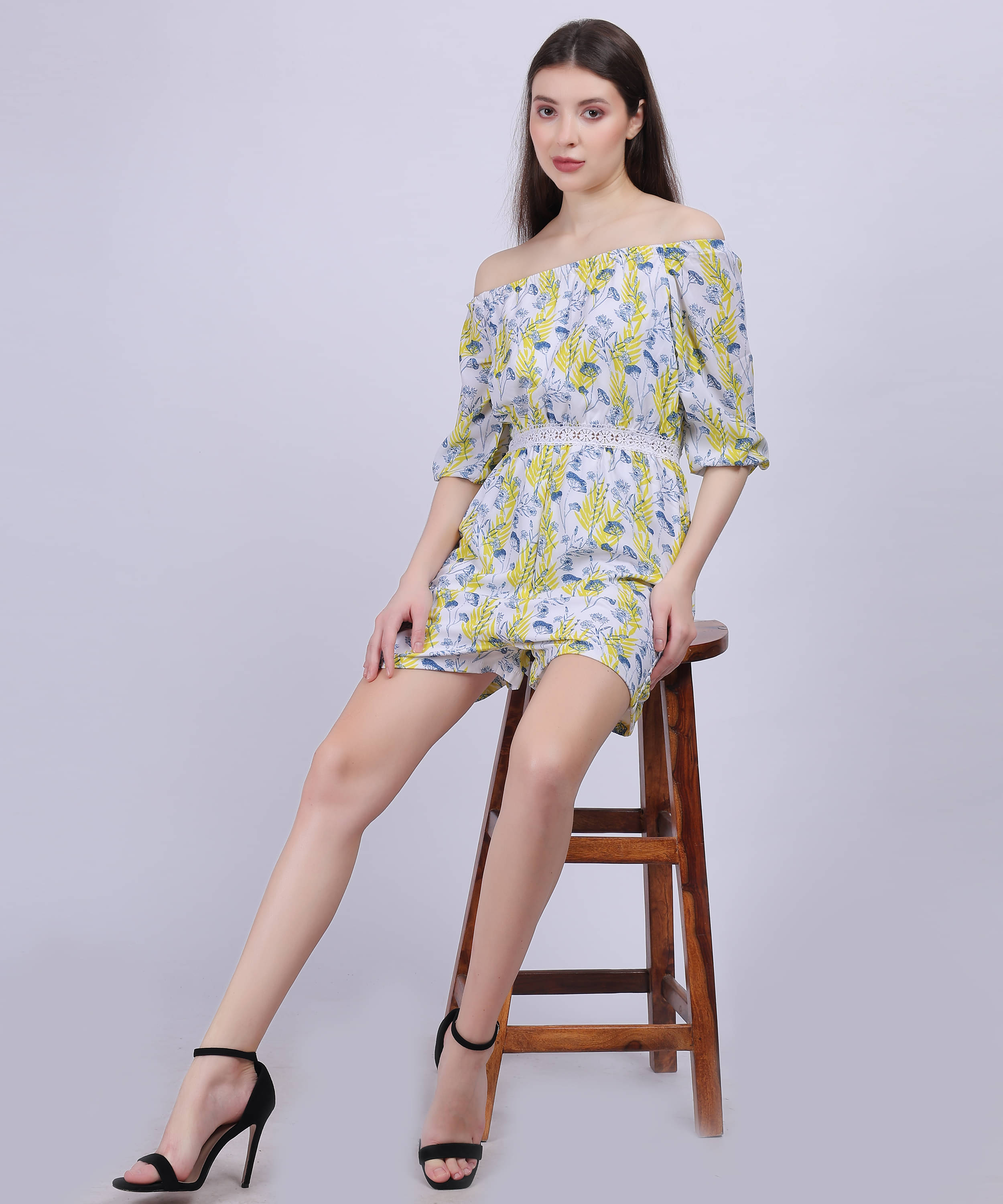 aumbe Yellow Polyester Regular Fit Women's Jumpsuit ( Pack of 1 ) aumbe Yellow Polyester Regular Fit Women's Jumpsuit ( Pack of 1 )