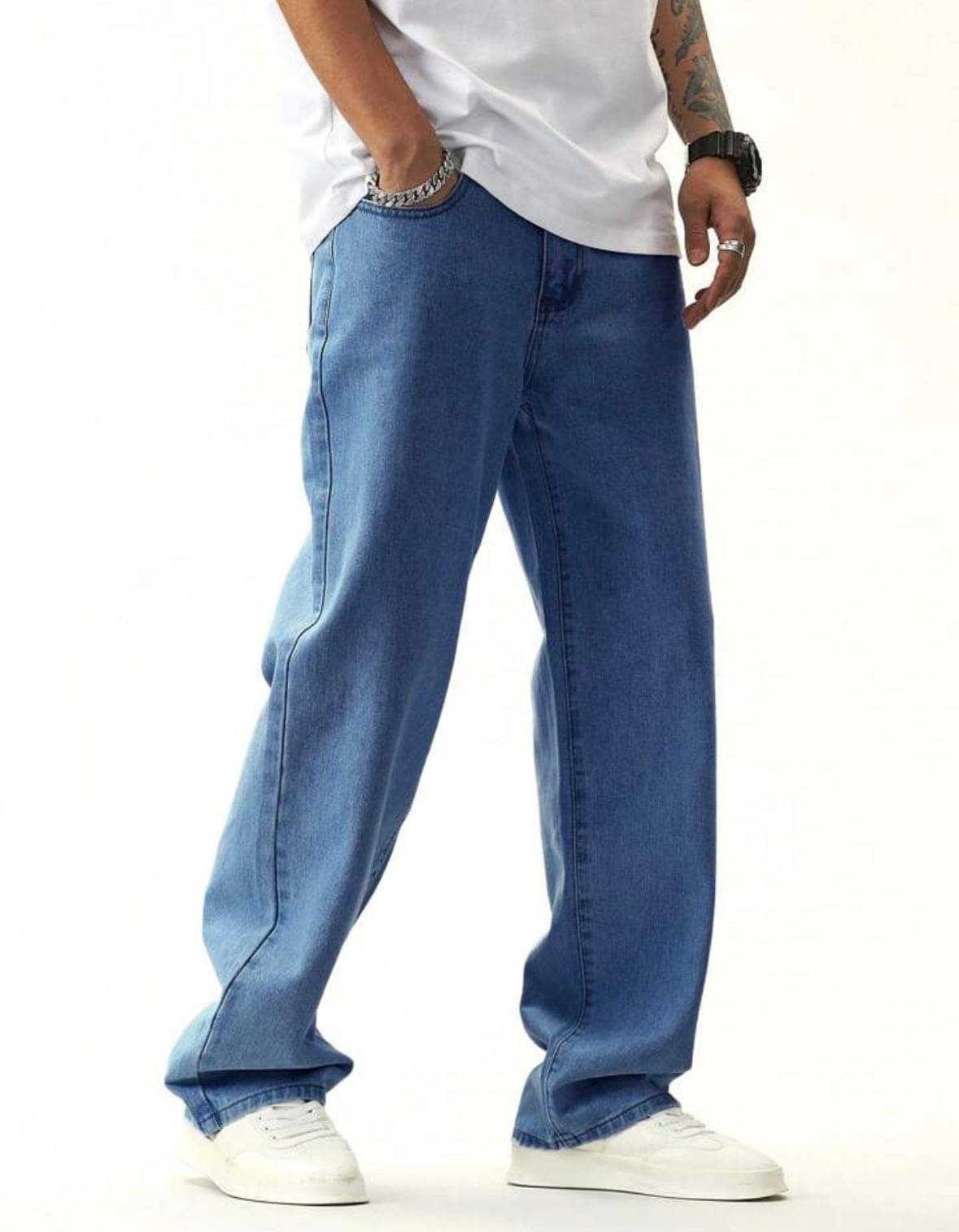 ARBIA FUNKI Regular Fit Basic Men's Jeans - Blue ( Pack of 1 ) ARBIA FUNKI Regular Fit Basic Men's Jeans - Blue ( Pack of 1 )