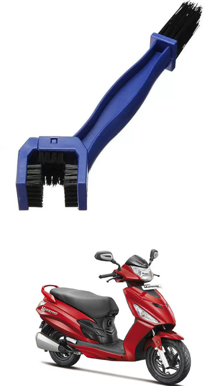 Bike Plastic Vehicle Washing Chain Cleaner Brush (Pack Of 1) For Hero Maestro Edge Bike Plastic Vehicle Washing Chain Cleaner Brush (Pack Of 1) For Hero Maestro Edge