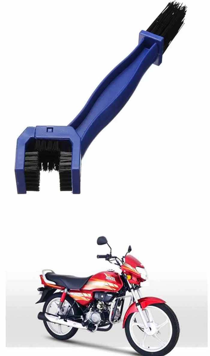 Bike Plastic Vehicle Washing Chain Cleaner Brush  (Pack Of 1) For Hero CD deluxe     			Bike Plastic Vehicle Washing Chain Cleaner Brush  (Pack Of 1) For Hero CD deluxe