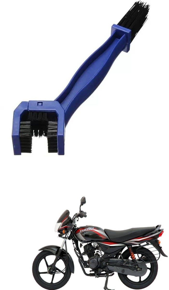 Bike Plastic Vehicle Washing Chain Cleaner Brush  (Pack Of 1) For Bajaj Platina 100 DTS-i     			Bike Plastic Vehicle Washing Chain Cleaner Brush  (Pack Of 1) For Bajaj Platina 100 DTS-i
