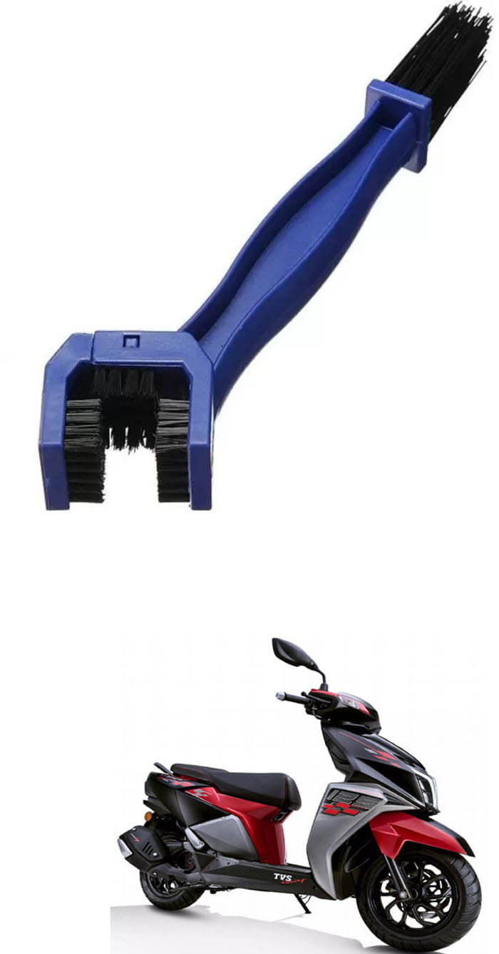     			Bike Plastic Vehicle Washing Chain Cleaner Brush  (Pack Of 1) For TVS NTORQ