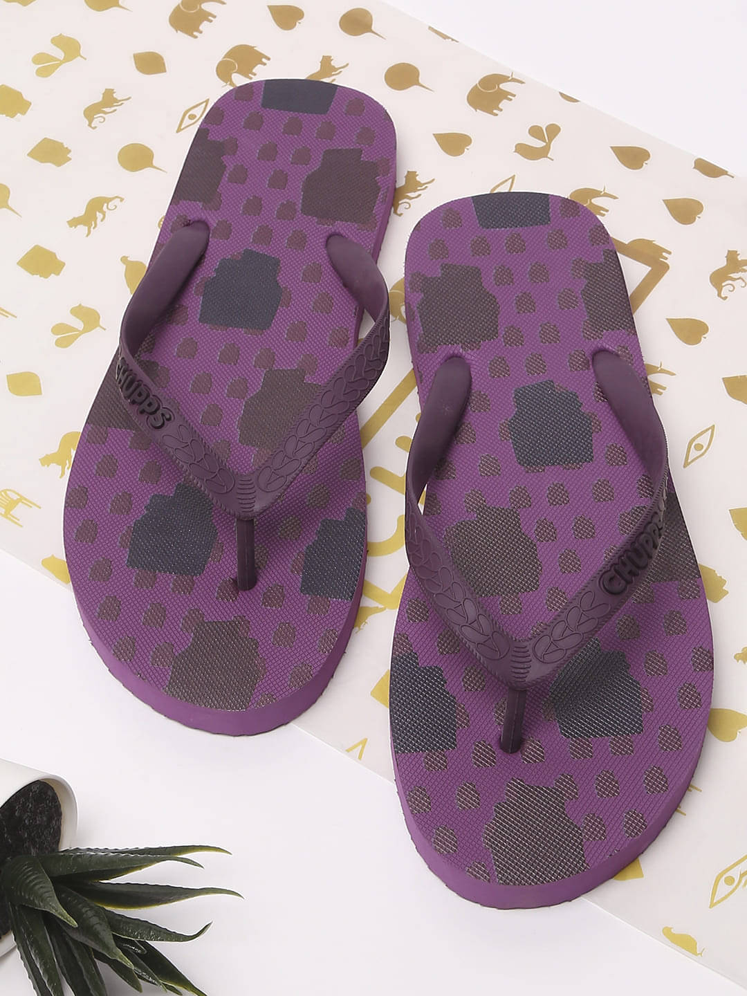     			CHUPPS Purple Women's Daily Slipper