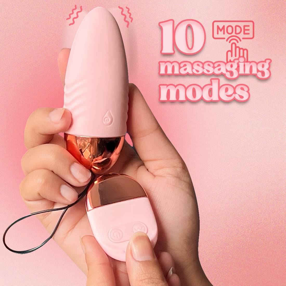     			Calmras Eggstacy Wireless Portable Manual Massager
