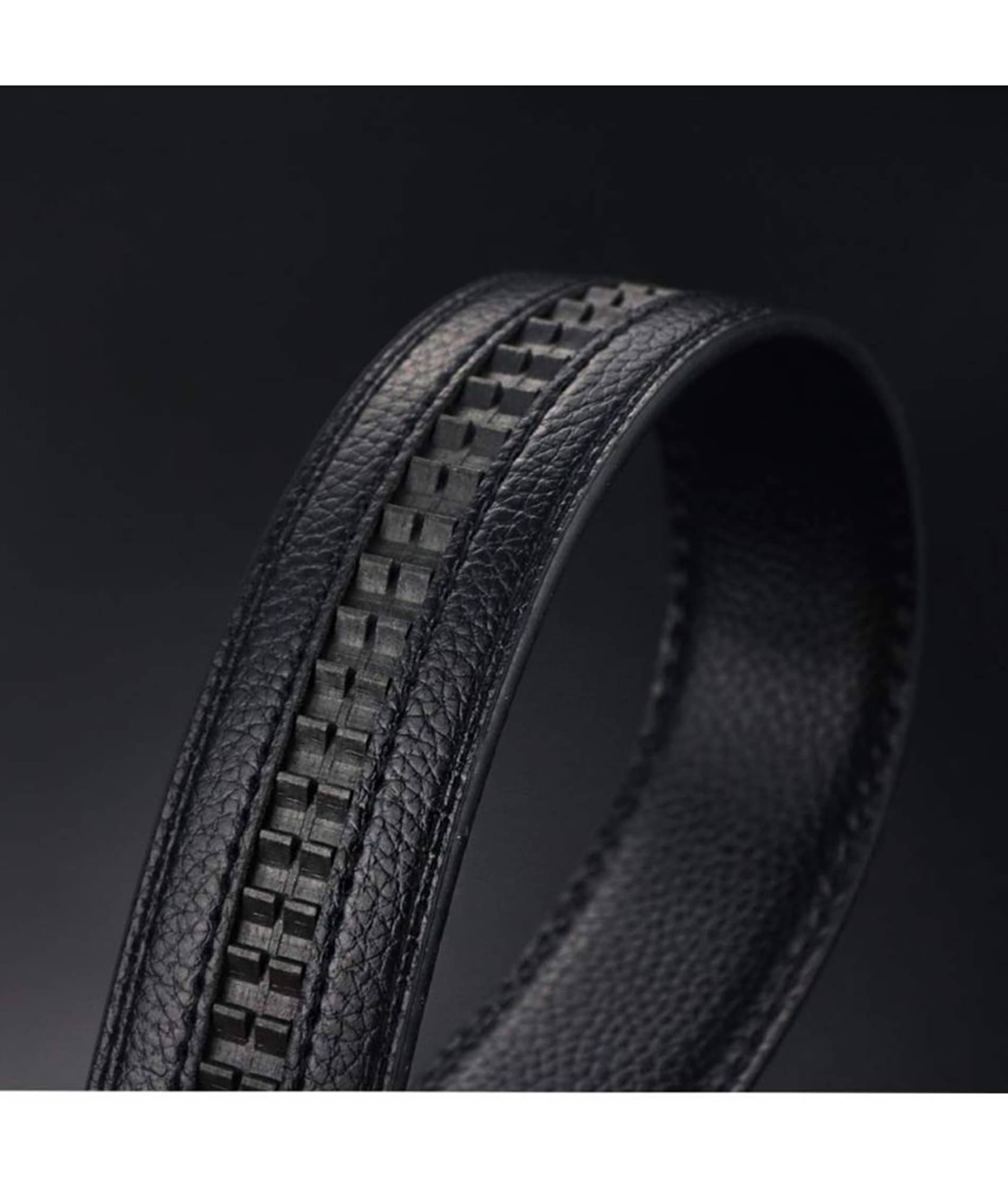 Clock21 - Black Leather Men's Formal Belt ( Pack of 1 )
