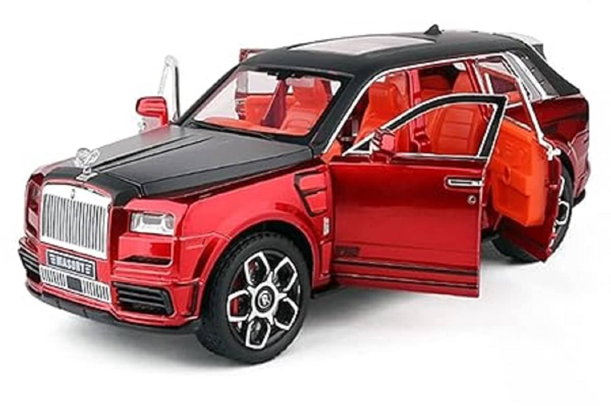     			FEDIFU 1:32 ROLLS ROYCE CULLINAN MASORY Toy Car Metal Pull Back Diecast Car with Openable Door and Sound Light, Gifts Toys for Kids