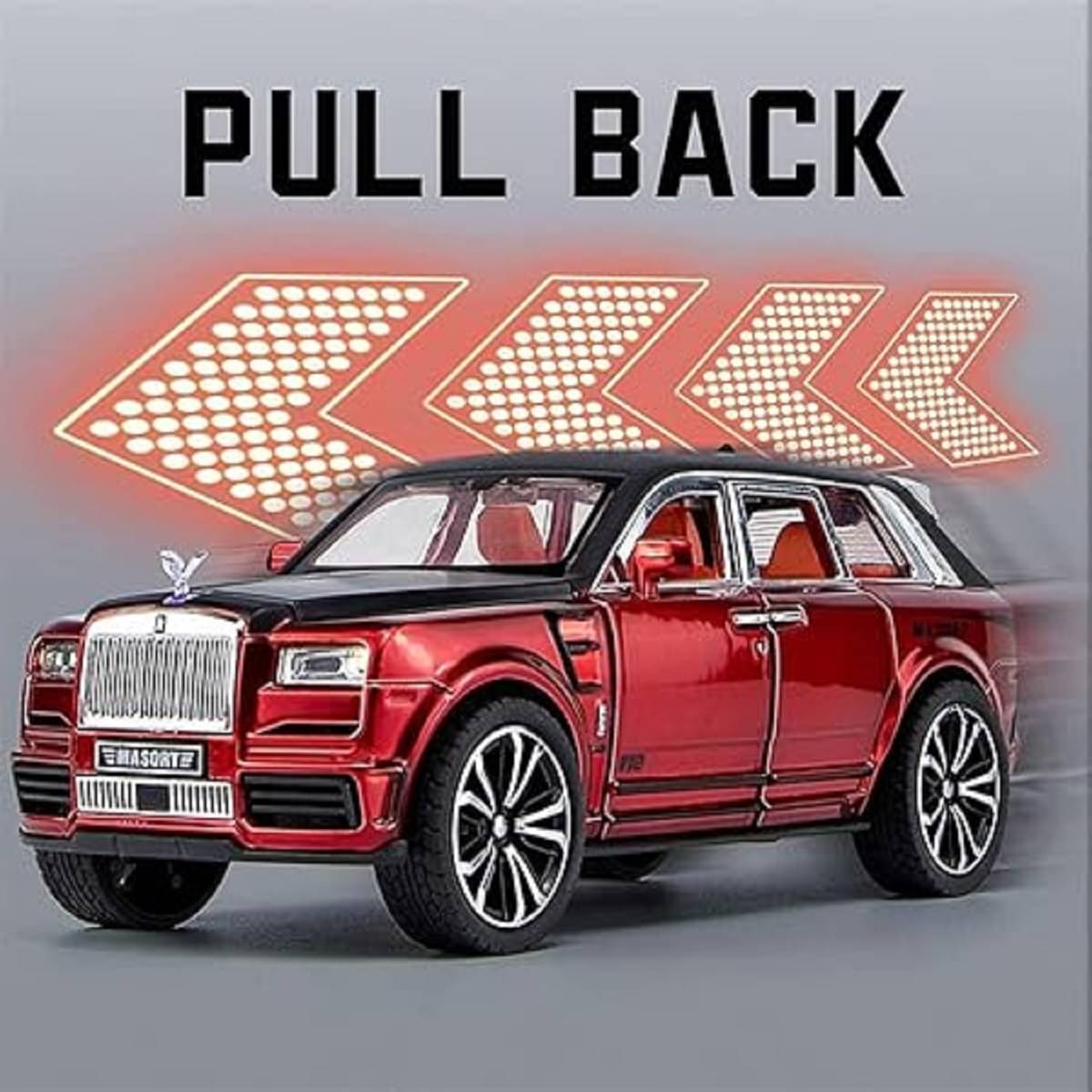     			FEDIFU 1:32 ROLLS ROYCE CULLINAN MASORY Toy Car Metal Pull Back Diecast Car with Openable Door and Sound Light, Gifts Toys for Kids