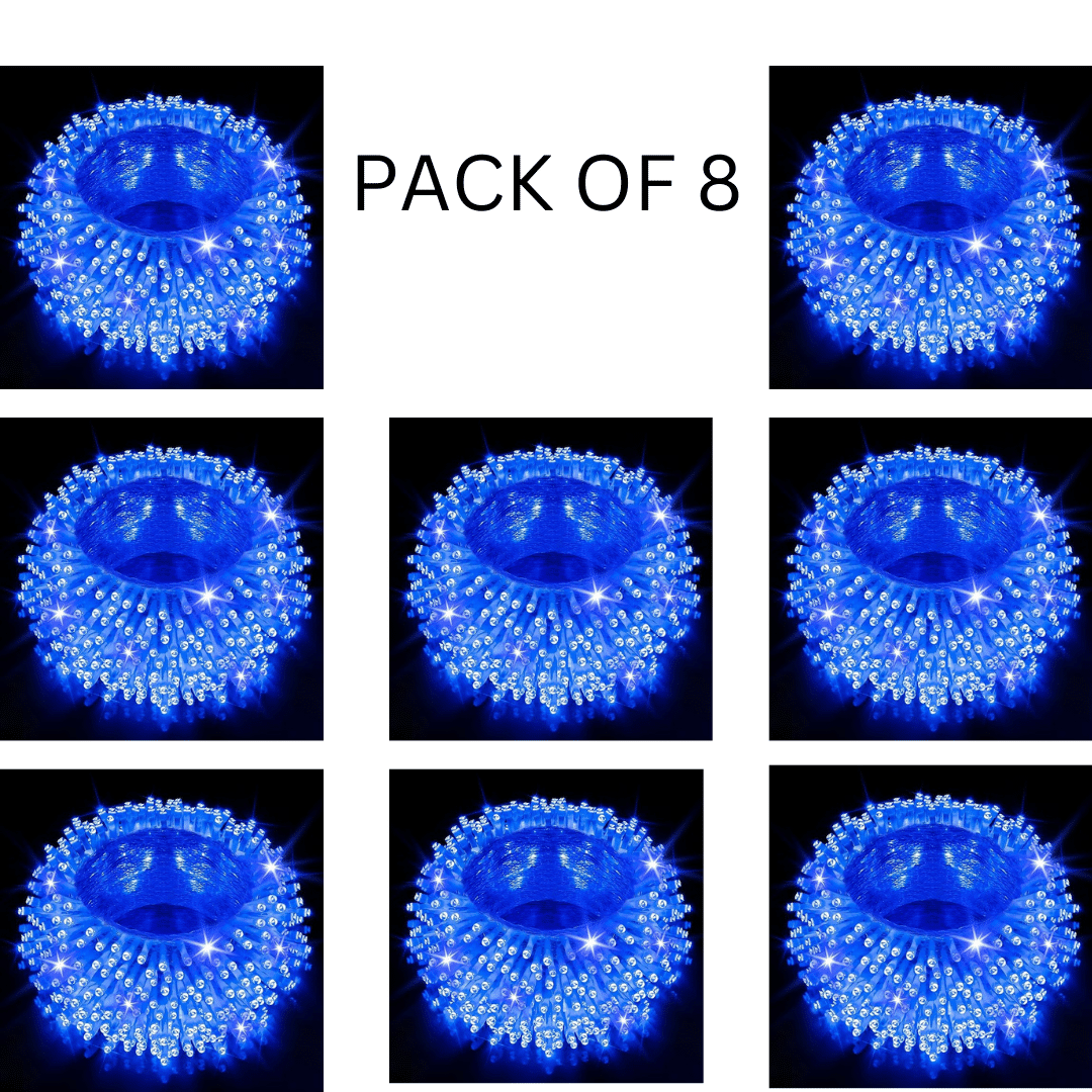     			Kadio Blue 15M String Light ( Pack of 8 )