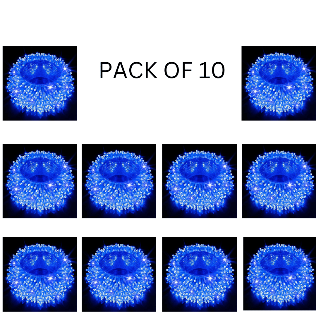     			Kadio Blue 15M String Light ( Pack of 10 )