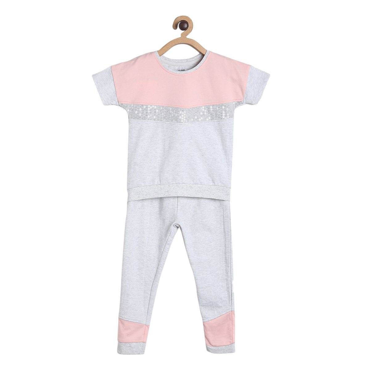     			MINI KLUB Multi Cotton Girls Top With Pants ( Pack of 1 )