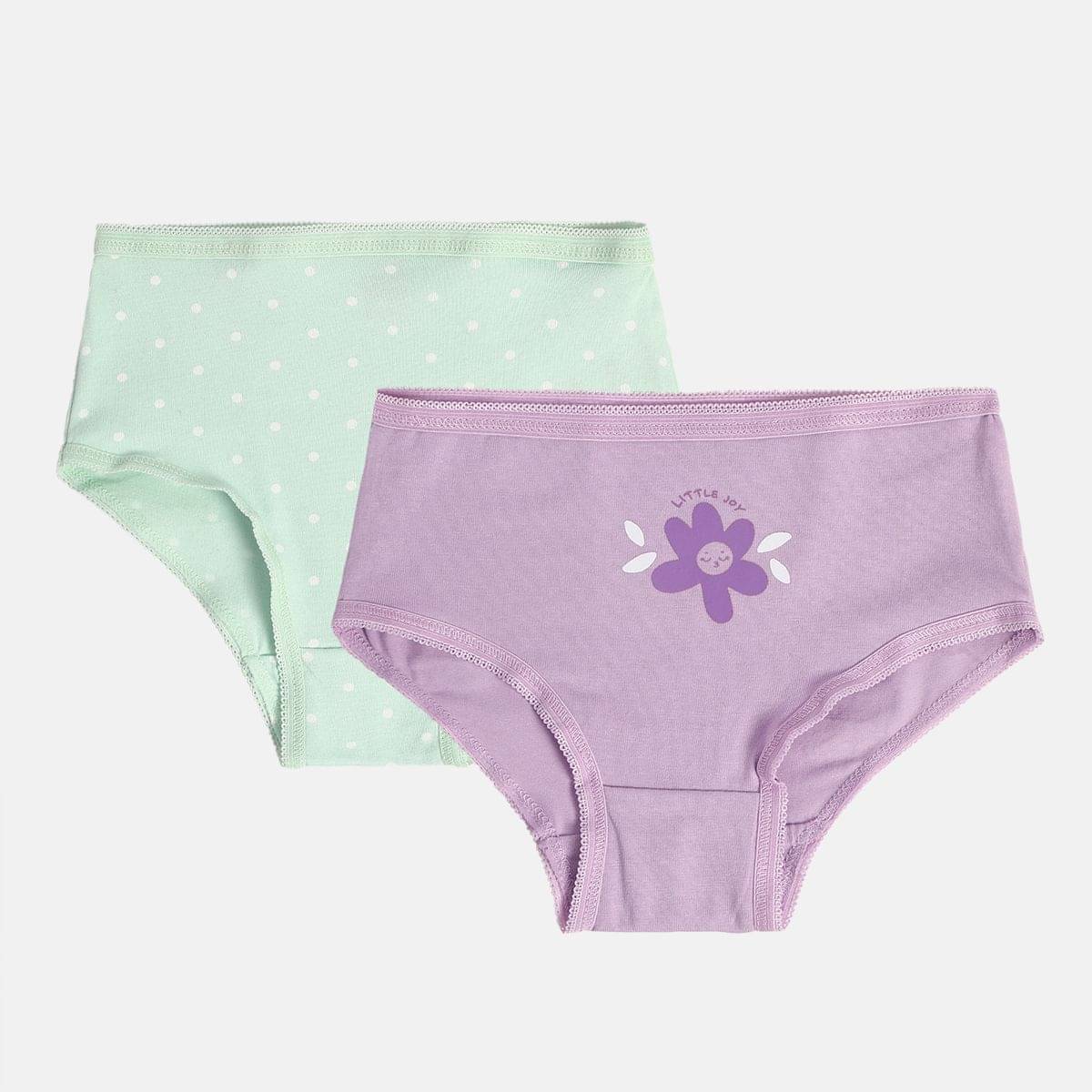     			MINI KLUB Pack of 2 Cotton Girls Panties ( Multi )