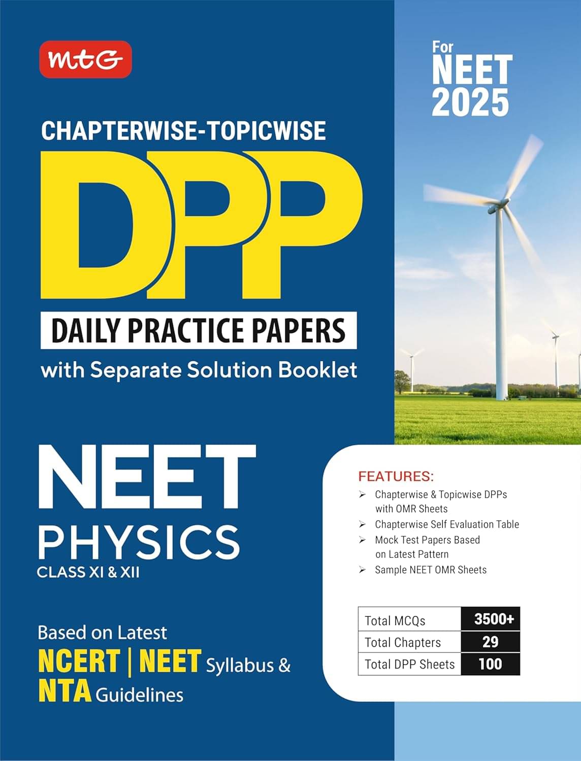MTG Chapterwise Topicwise DPP NEET Physics (Daily Practice Papers) With Separate Solution Booklet | Mock Test Papers & OMR Sheet | Based on Latest NEET Exam 2025 Pattern MTG Chapterwise Topicwise DPP NEET Physics (Daily Practice Papers) With Separate Solution Booklet | Mock Test Papers & OMR Sheet | Based on Latest NEET Exam 2025 Pattern