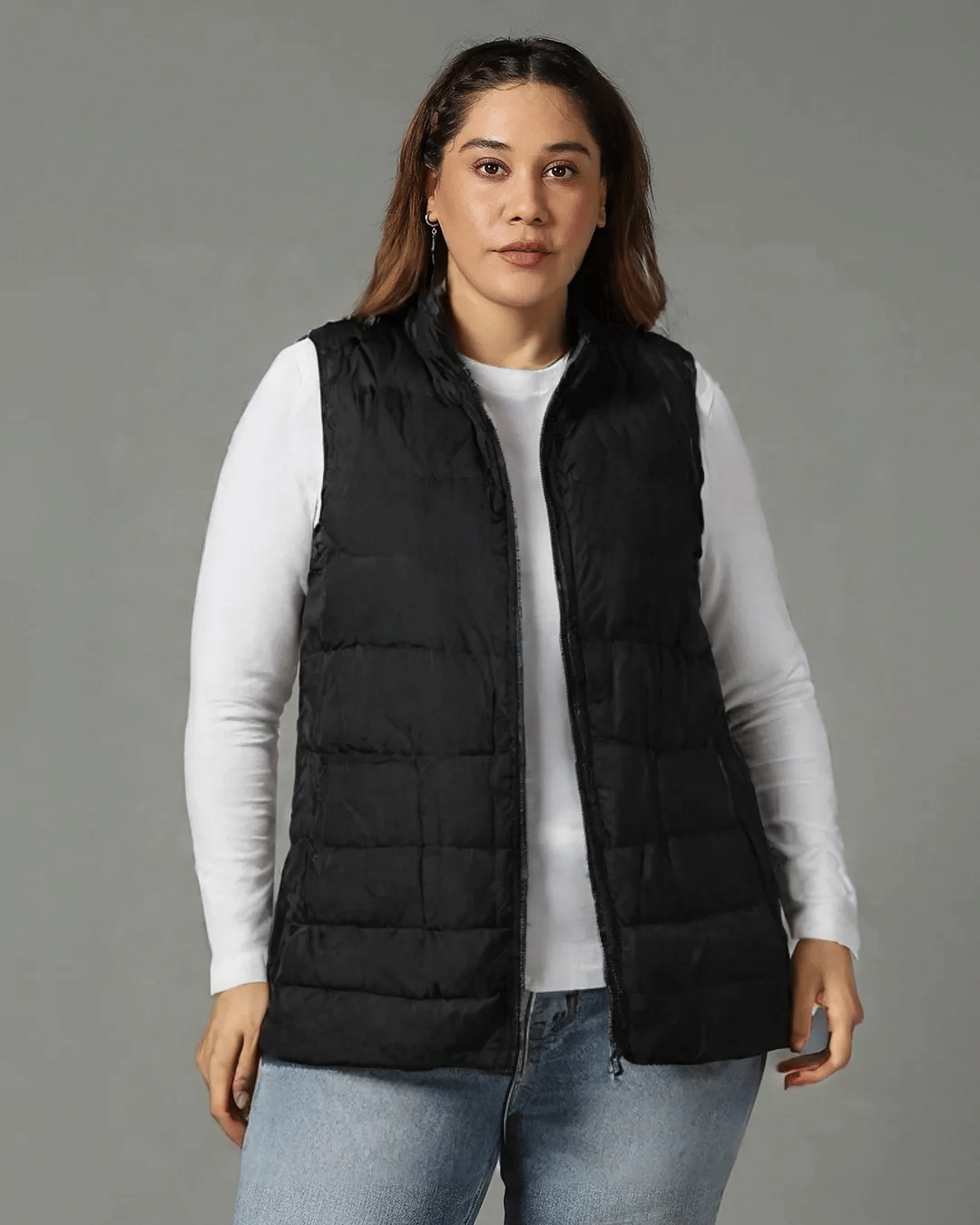 PLUS PARADISE Women Puffer Jacket ( Black ) - Jackets & Coats | Buy online on ZillyBuy