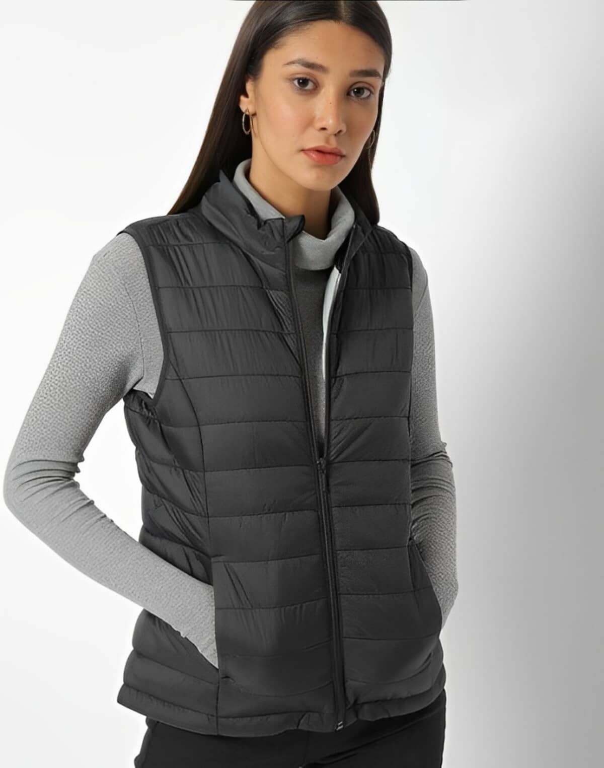 PLUS PARADISE Women Puffer Jacket ( Black ) - Jackets & Coats | Buy online on ZillyBuy