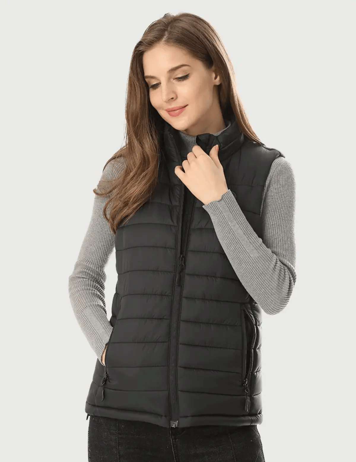     			PLUS PARADISE - Polyester Black Puffer