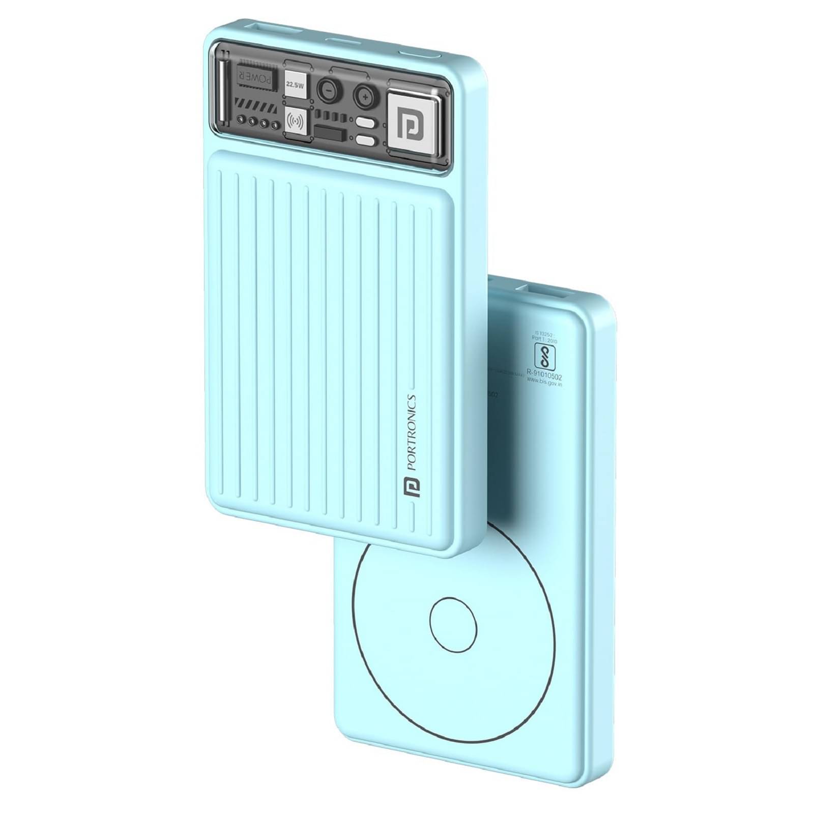     			Portronics 10000 -mAh 22.5W Li-Ion Power Bank