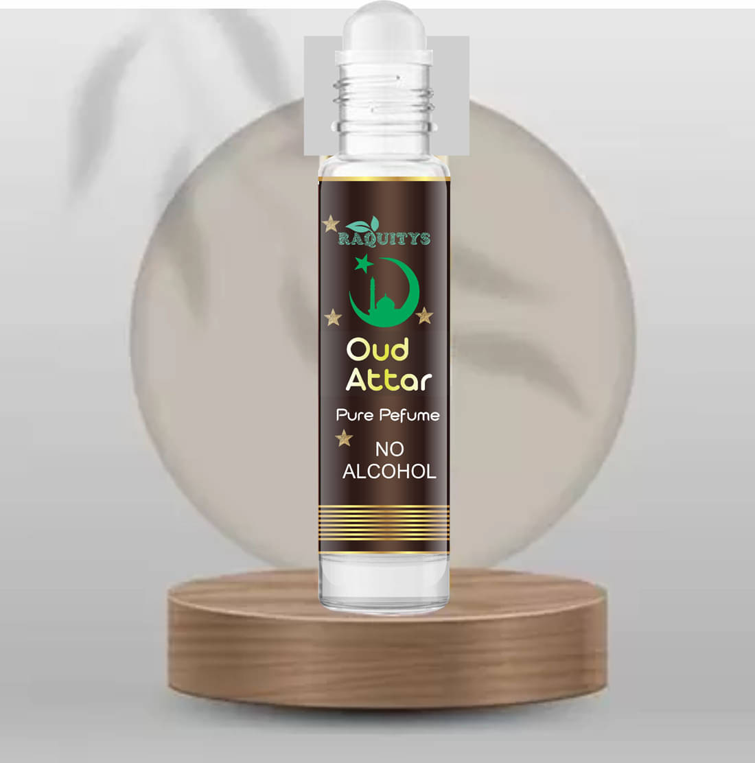     			RAQUITYS Oud Non- Alcoholic Below 50ml Attar ( Pack of 1 )