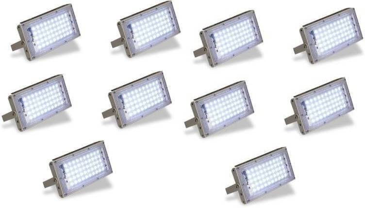 SPARKWORLD Cool Day Light 50 Watts Flood Light ( Pack of 8 ) SPARKWORLD Cool Day Light 50 Watts Flood Light ( Pack of 8 )