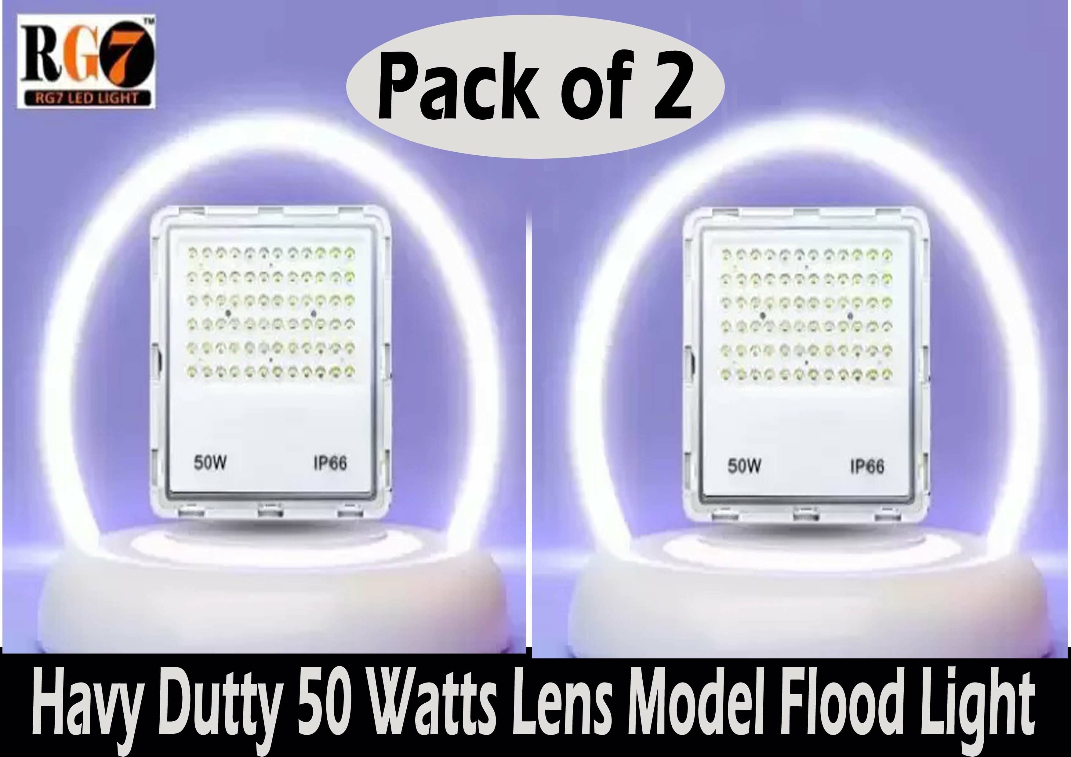     			SPARKWORLD Cool Day Light 50 Watts Flood Light ( Pack of 2 )