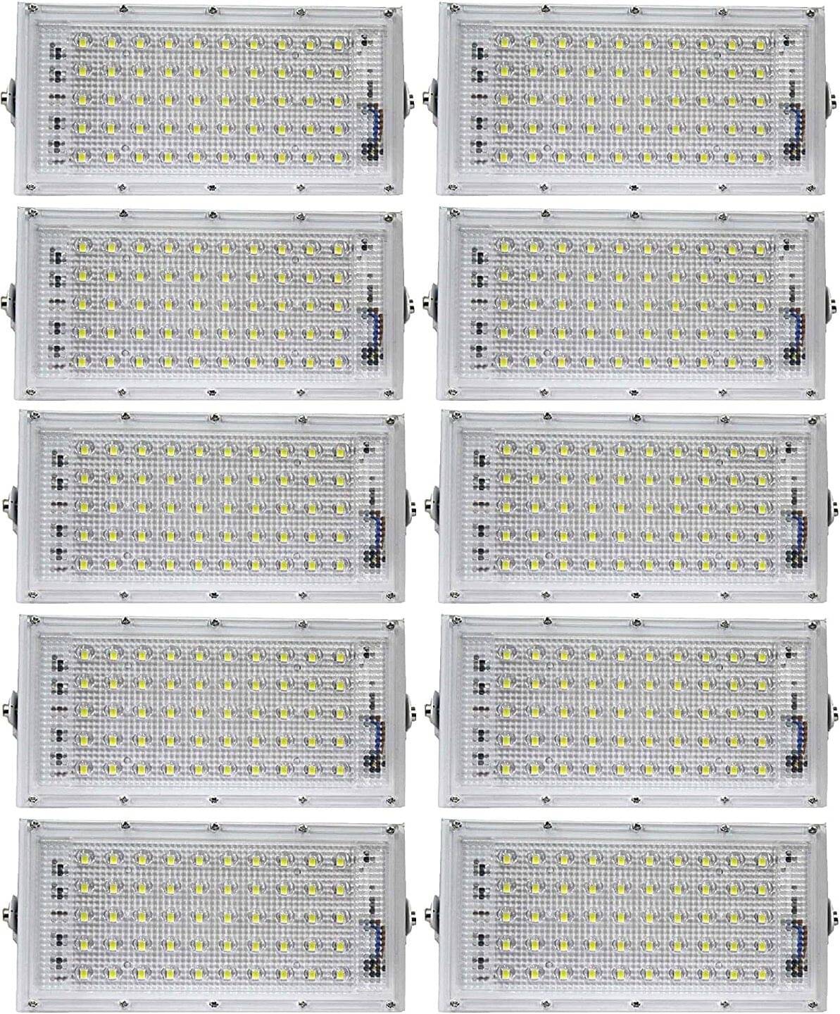     			SPARKWORLD Flood Light Cool Day Light - Pack of 10