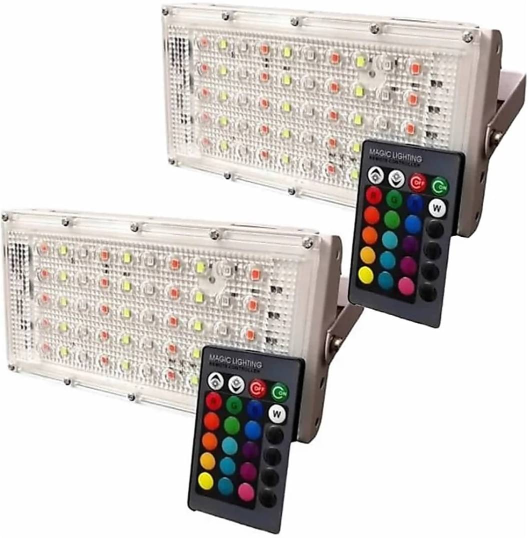     			SPARKWORLD Flood Light RGB - Pack of 2