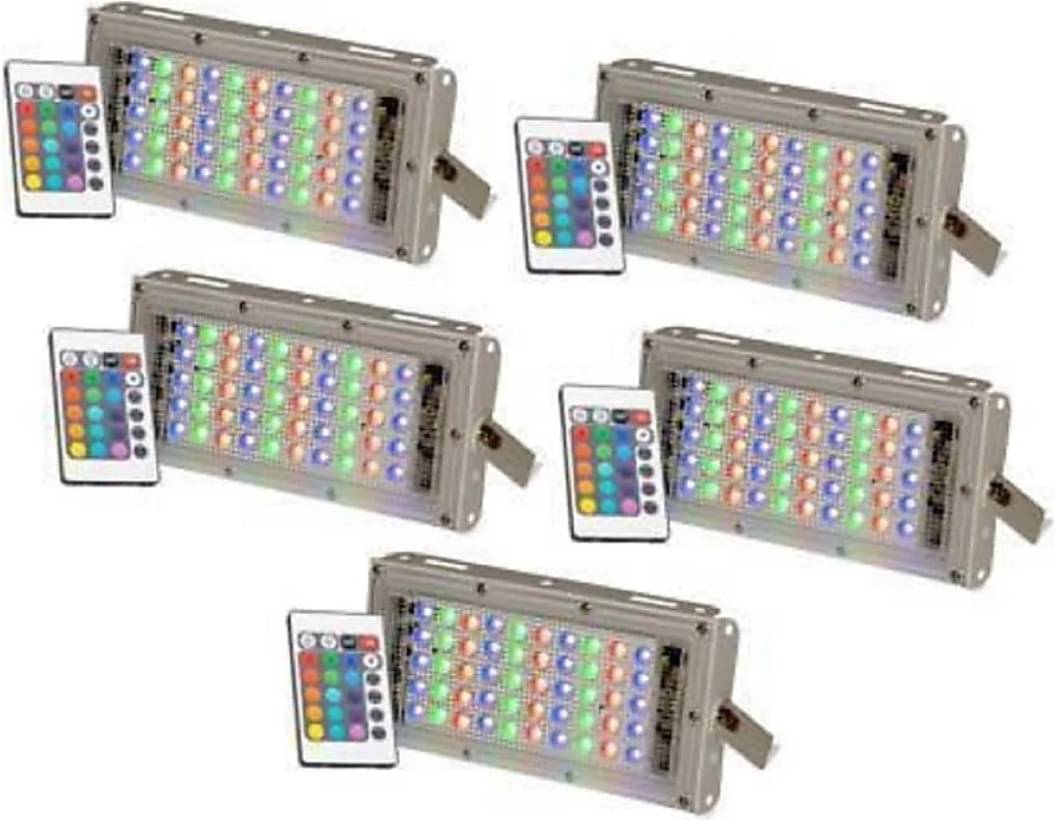     			SPARKWORLD Flood Light RGB - Pack of 5