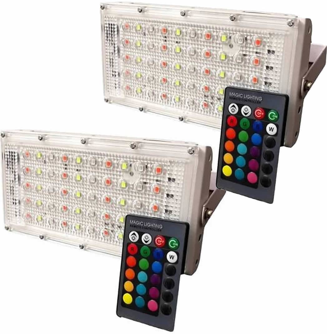     			SPARKWORLD Flood Light RGB - Pack of 2