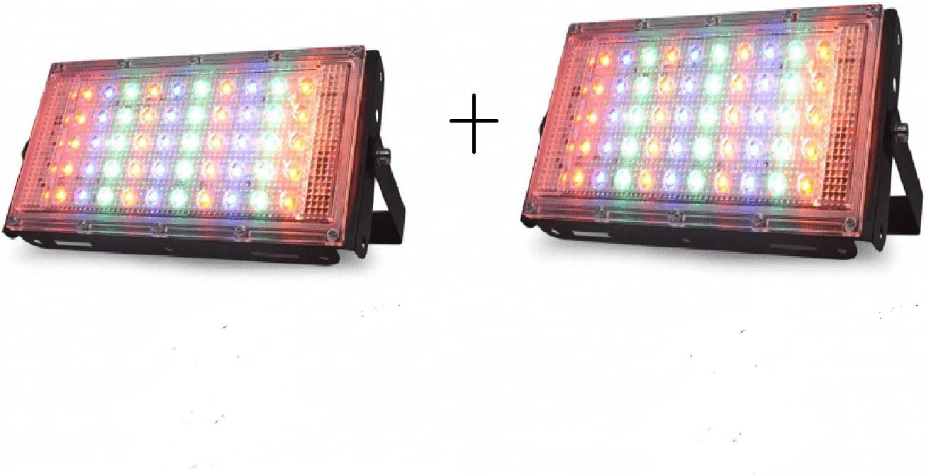     			SPARKWORLD Flood Light RGB - Pack of 2