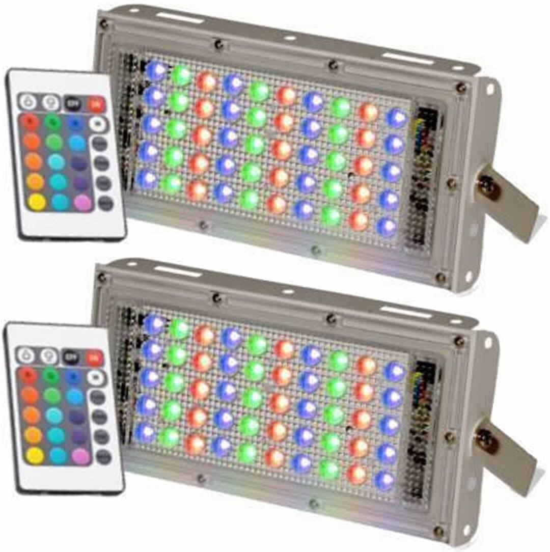     			SPARKWORLD Flood Light RGB - Pack of 2