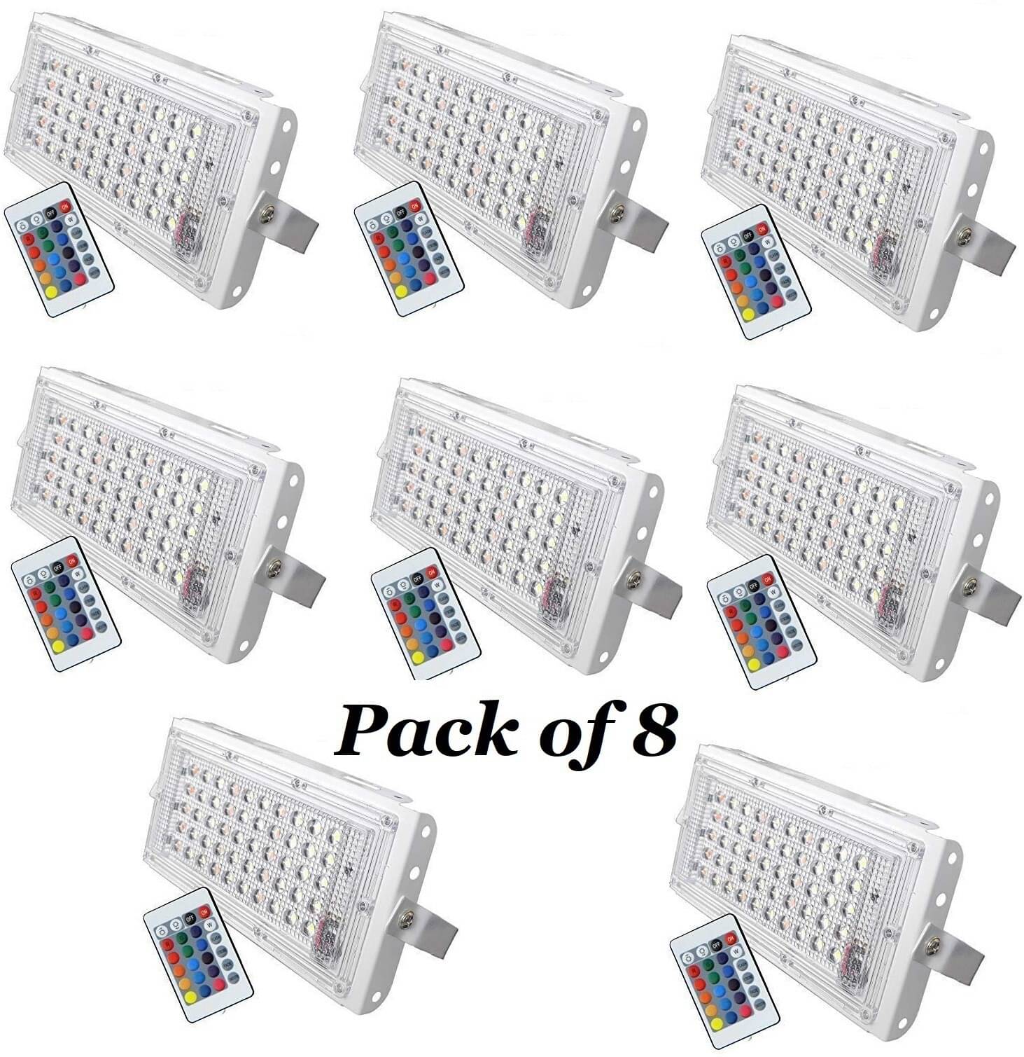     			SPARKWORLD Flood Light RGB - Pack of 8