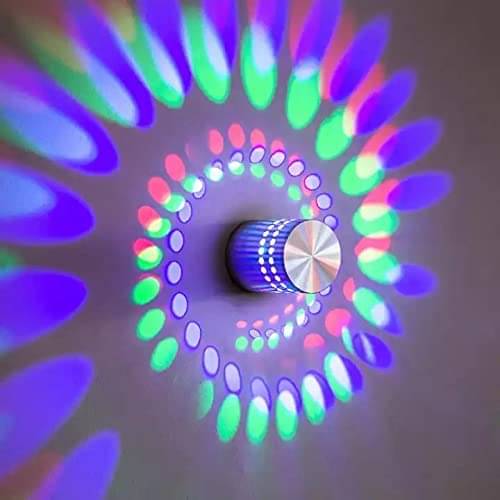     			SPARKWORLD RGB 3 Watts Outdoor Wall Flood Light ( Pack of 1 )