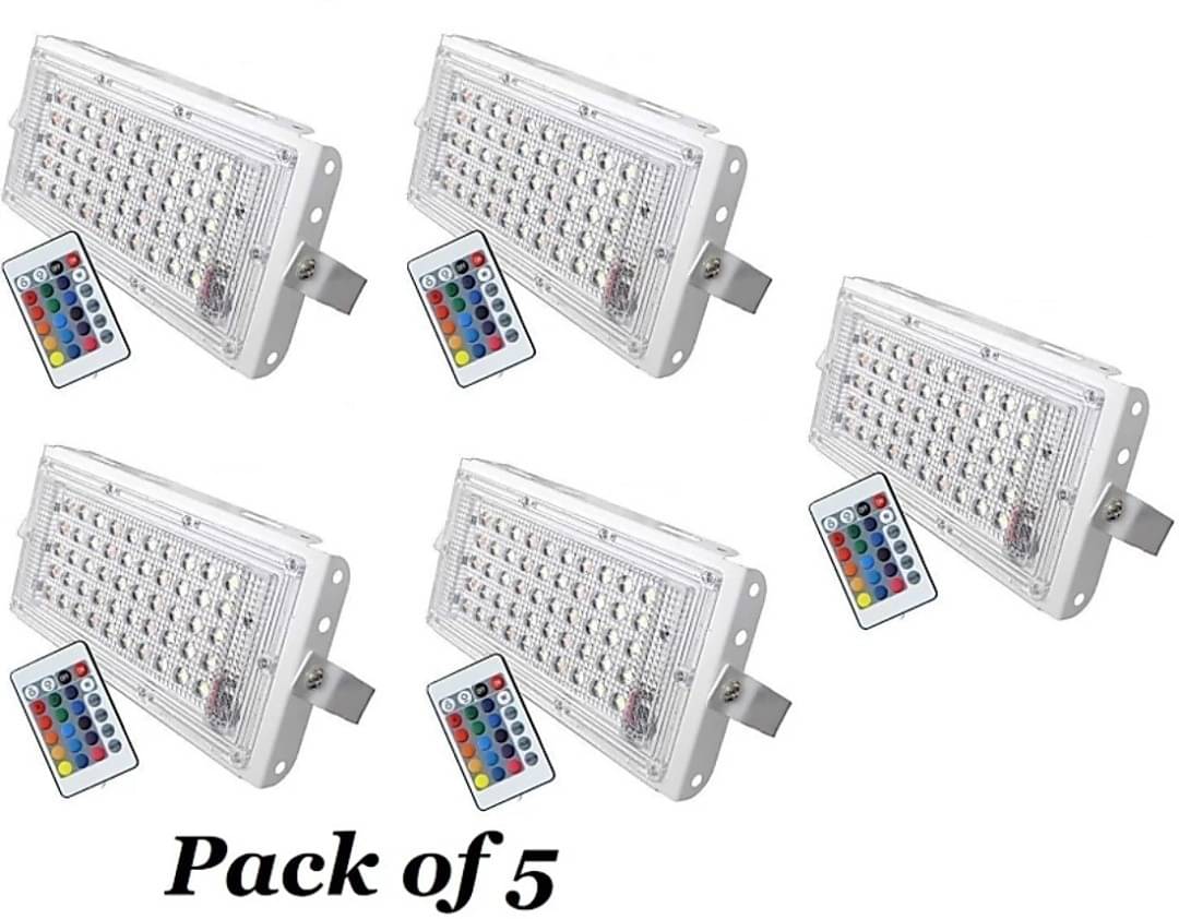     			SPARKWORLD RGB 50 Watts Flood Light ( Pack of 4 )