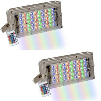     			SPARKWORLD RGB 50 Watts Flood Light ( Pack of 2 )