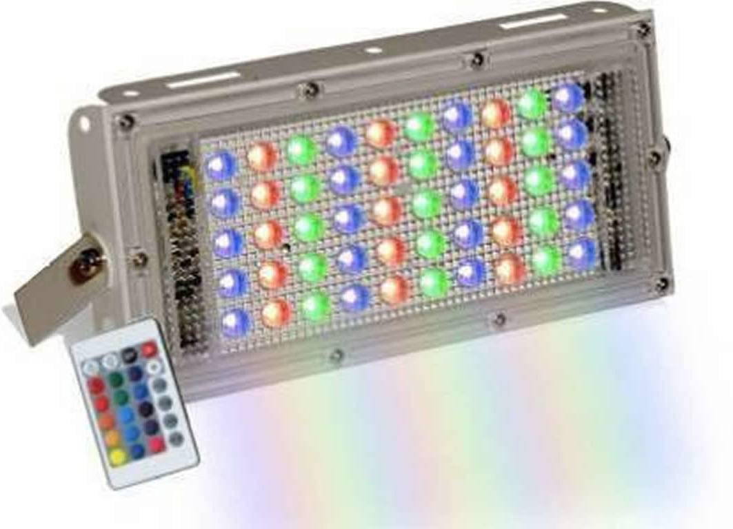     			SPARKWORLD RGB 50 Watts Flood Light ( Pack of 1 )