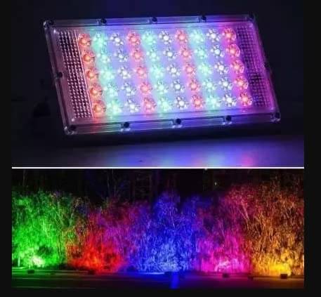     			SPARKWORLD RGB 50 Watts Flood Light ( Pack of 1 )