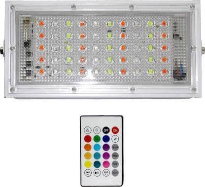    			SPARKWORLD RGB 50 Watts Flood Light ( Pack of 1 )