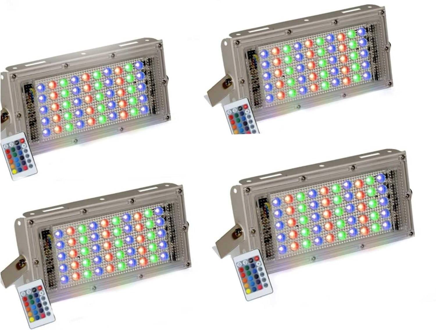     			SPARKWORLD RGB 50 Watts Flood Light ( Pack of 4 )