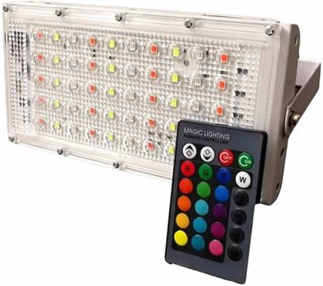     			SPARKWORLD RGB 50 Watts Flood Light ( Pack of 1 )